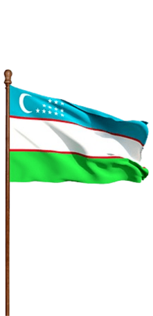 Uzbekistan Flag